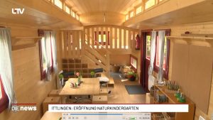 Innenraum des NAWALO Waldkindergartenwagens in Ittlingen